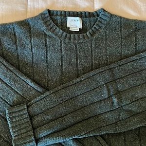 J Crew Lambswool Sweater, dark green - size mens XL